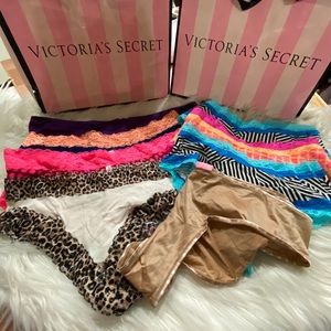 🍃PINK Victoria’s Secret Cheeky Panty 8pieces NWOT